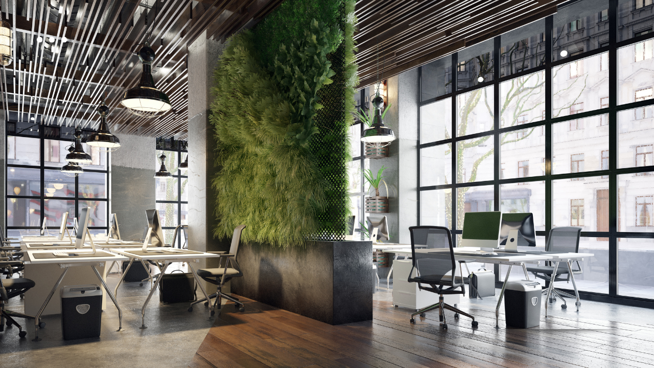 White Aesthetic Interior Zoom Virtual Background (3)